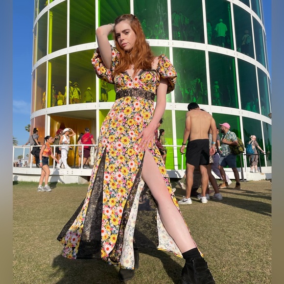 For Love And Lemons Sylvia Maxi Dress - Picture 4 of 5